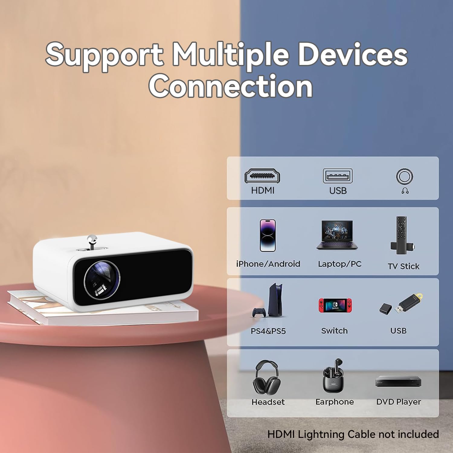  Wanbo Mini Pro 720p HD Smart Projector